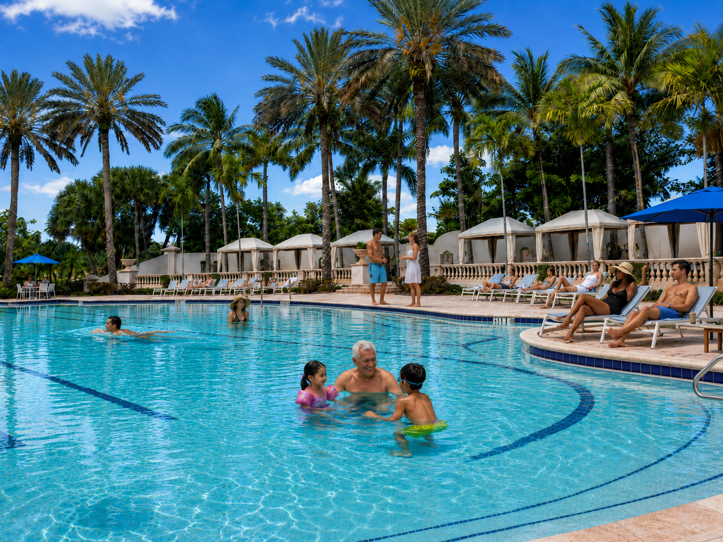 Home the oaks pool day