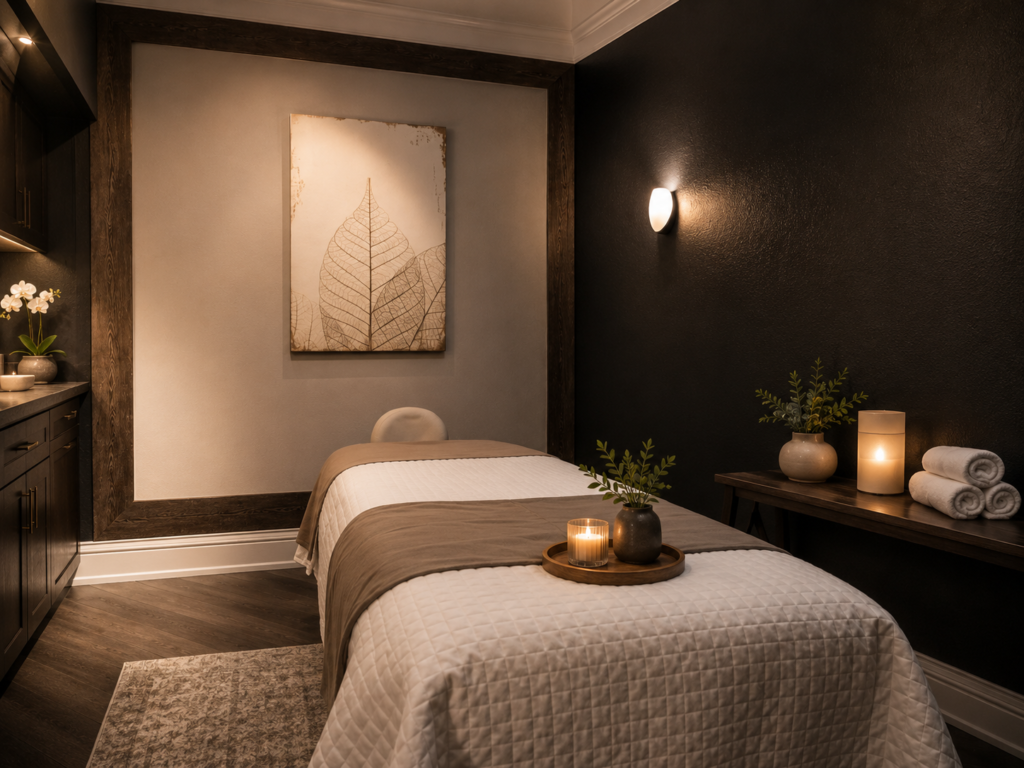the oaks spa room